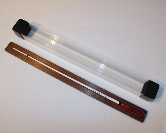 Custom Imprinted Deluxe Gift Baton with Walnut Base and Case