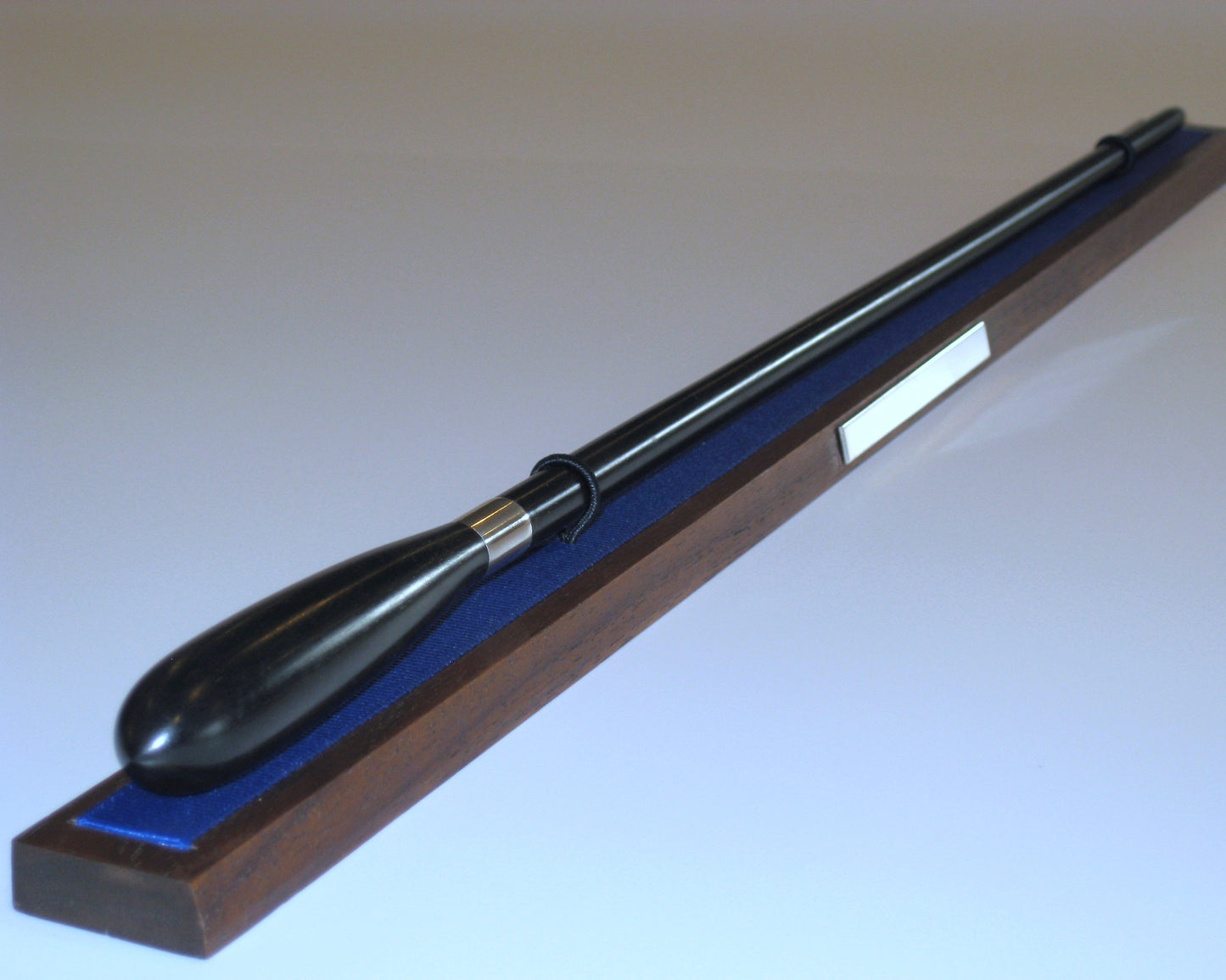 Ebony & Sterling Silver Presentation Baton with Case