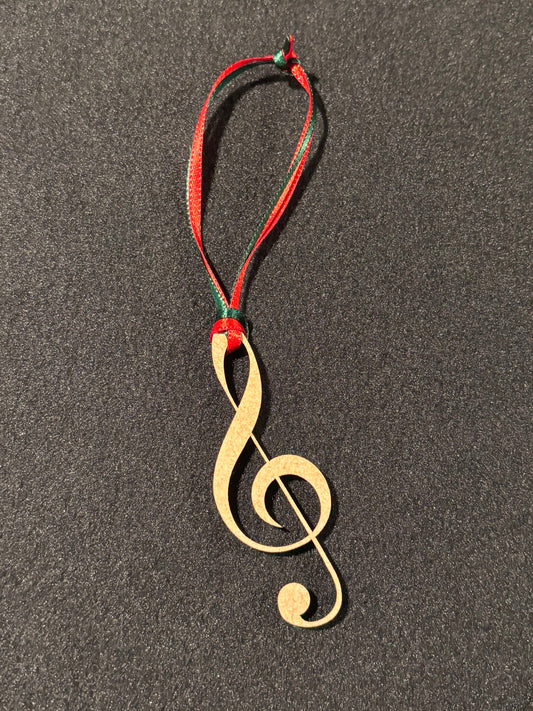 Treble Clef Ornament